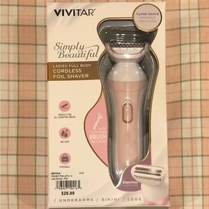 VIVITAR Simply Beautiful Cordless Foil Shaver